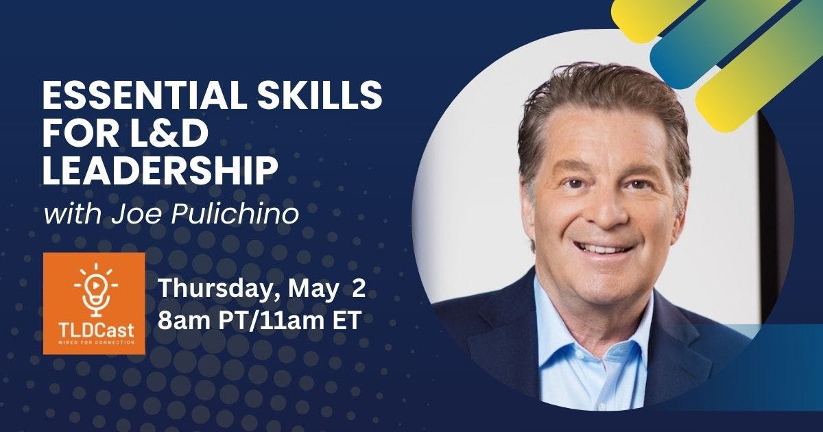 Essential Skills for L&D Leadership with Joe Pulichino event cover photo