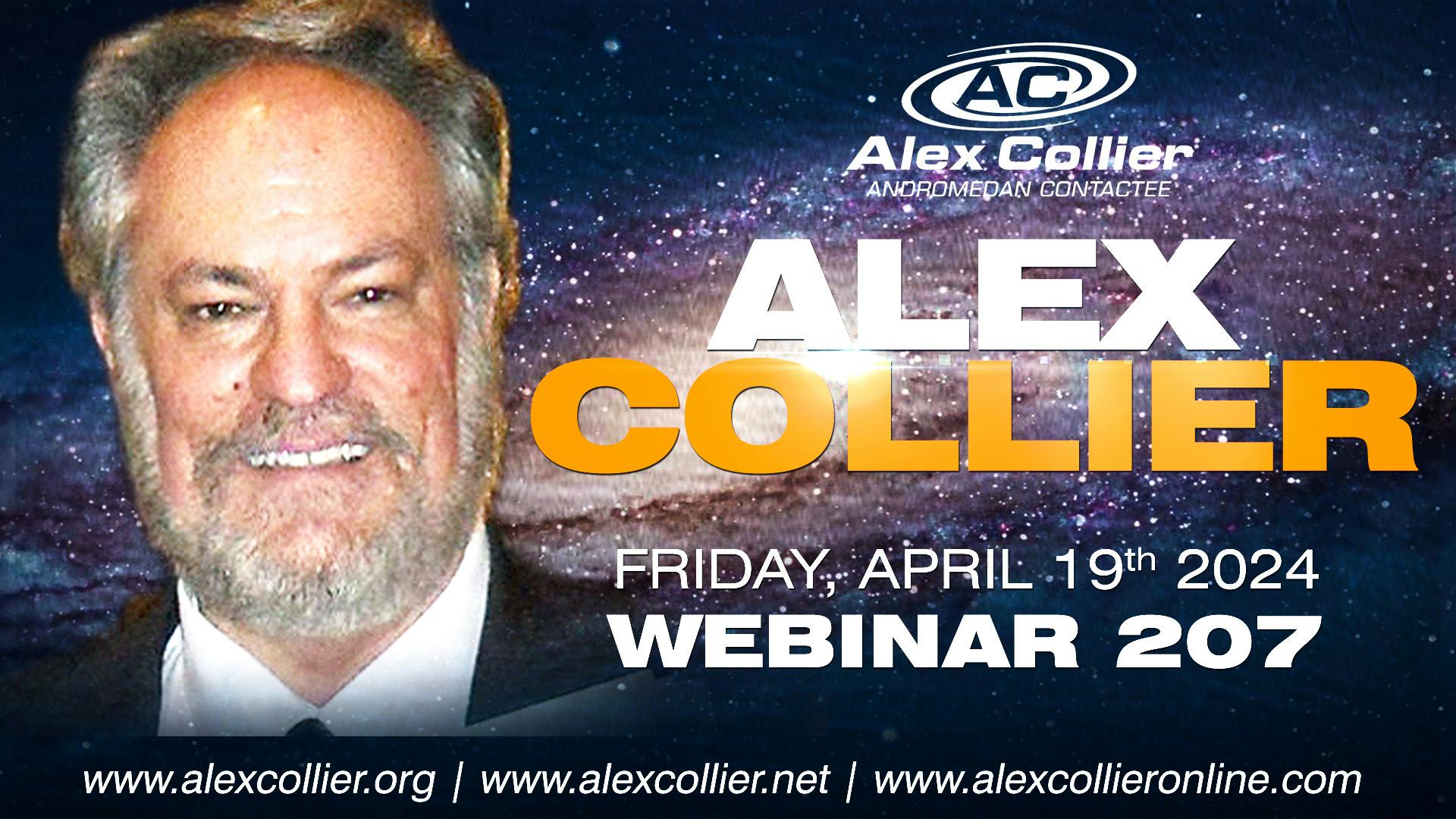 Alex Collier Andromedan Contactee Webinar – April 19, 2024 event cover photo