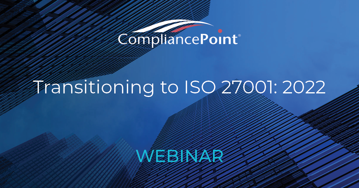 Transitioning to ISO 27001: 2022 event cover photo
