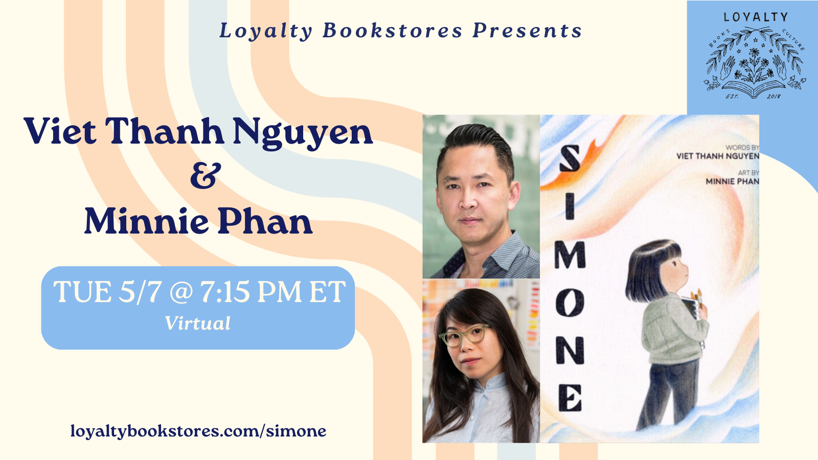 Viet Thanh Nguyen and Minnie Phan for SIMONE event cover photo