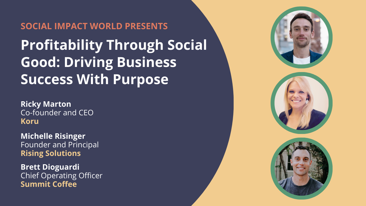 Profitability Through Social Good: Driving Business Success with Purpose event cover photo