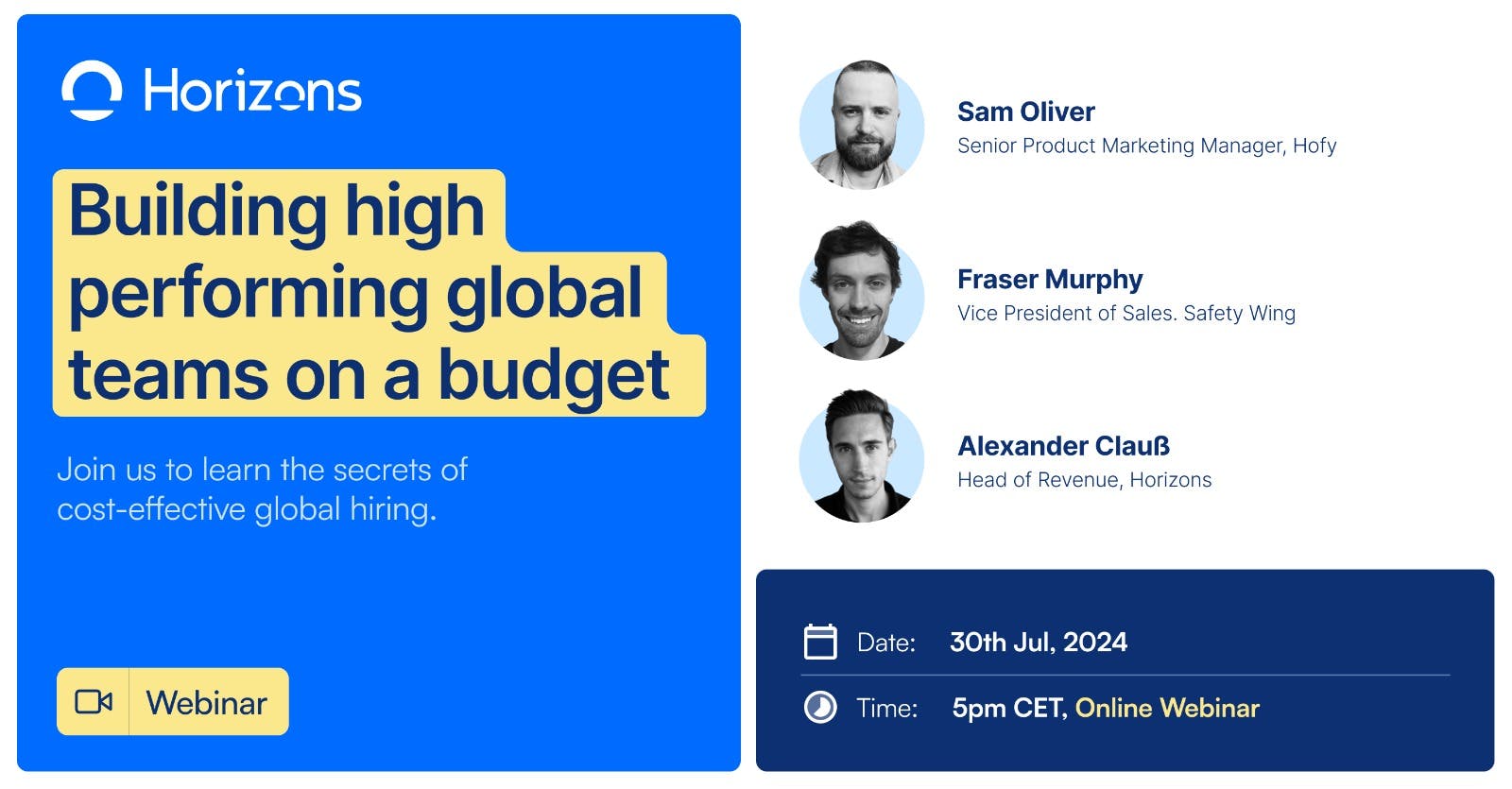 Building high performing global teams on a budget event cover photo