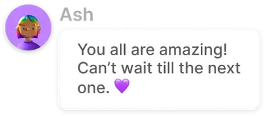 Illustration of crowdcast chat