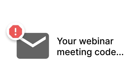 Email with event code