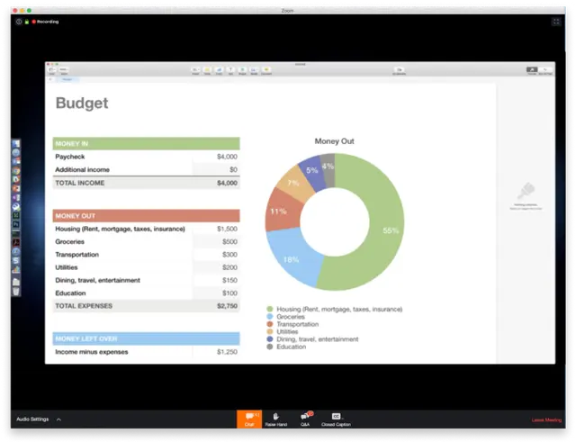 Meeting with only slides