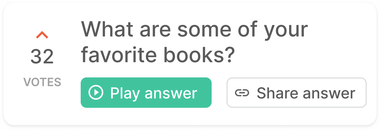 Crowdcast Q&A with 32 upvotes